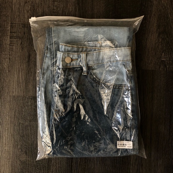 YESSTYLE PATCHWORK JEANS - Picture 2 of 4